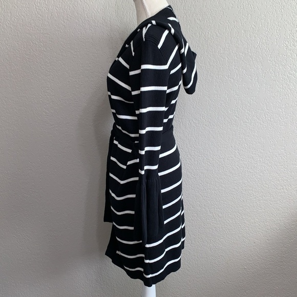 Chaser Rib Knit Hooded Cardigan Sz M - Picture 3 of 11